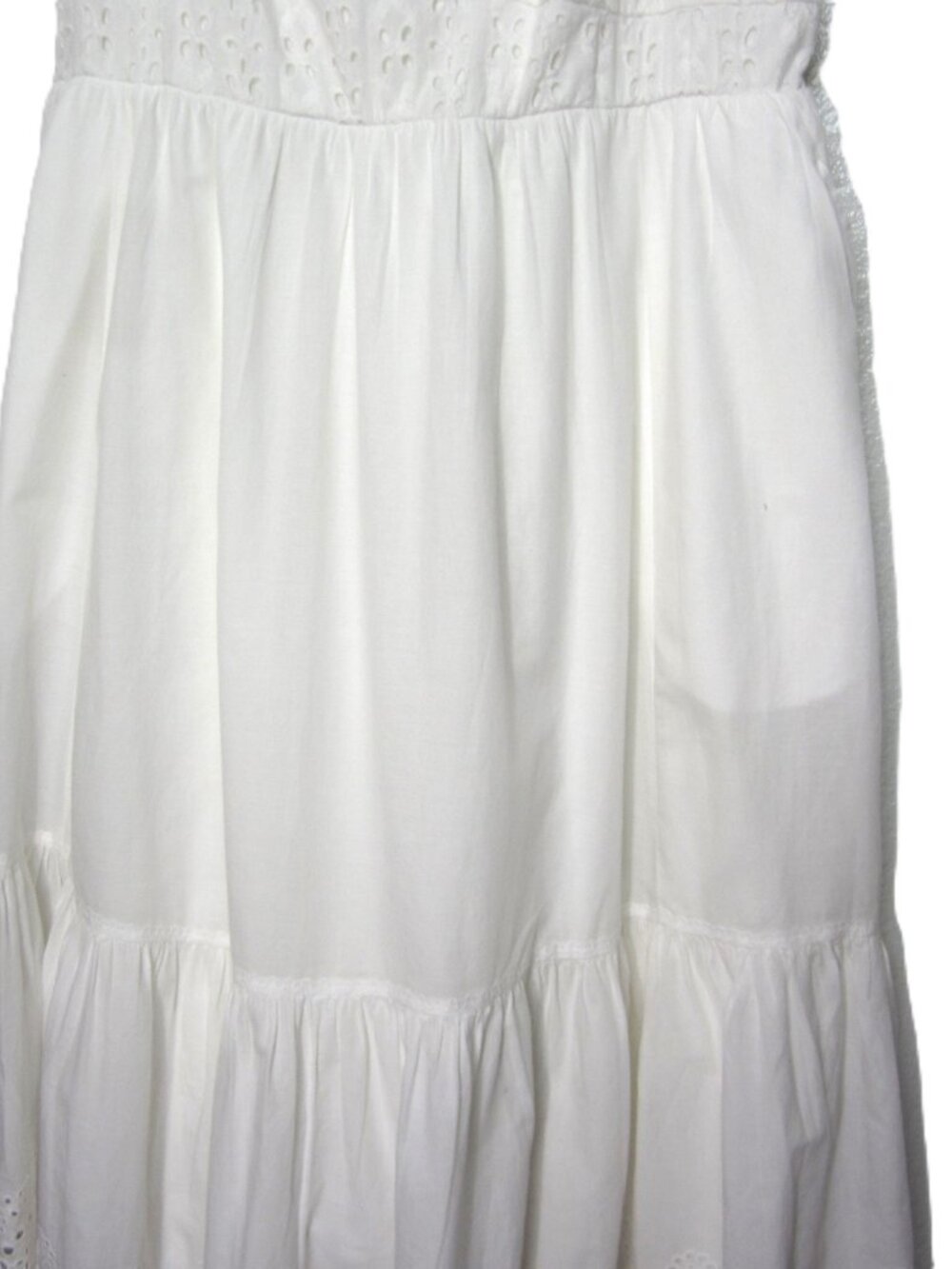 Torrid Size 2 18 20 NEW Spaghetti Strap White Eyelet Midi Dress Cotton Plus 2X - Picture 6 of 14